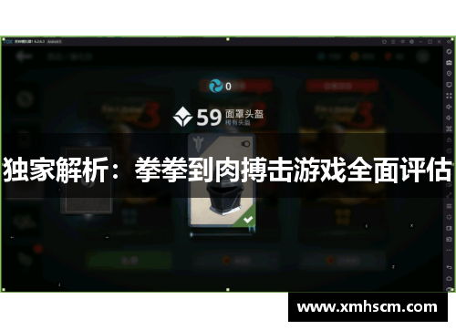 独家解析：拳拳到肉搏击游戏全面评估